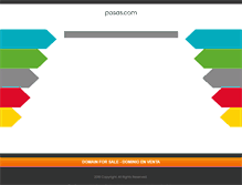 Tablet Screenshot of pasas.com
